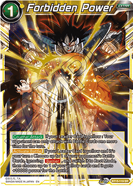 Forbidden Power - BT15-119 - Super Rare available at 401 Games Canada