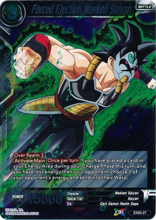 Forced Ejection Masked Saiyan - EX03-27 - Expansion Rare (Foil) available at 401 Games Canada