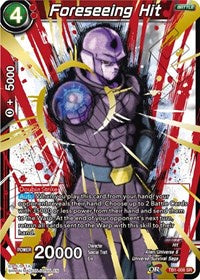 Foreseeing Hit - TB1-008 - Super Rare (Alternate Art) (Foil) available at 401 Games Canada