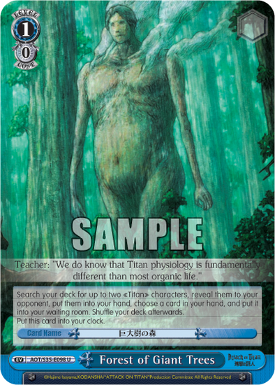 Forest of Giant Trees - AOT/S35-E098 - Uncommon available at 401 Games Canada