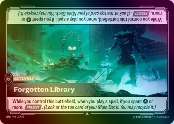 Forgotten Library - 211/219 - Uncommon (Foil)
