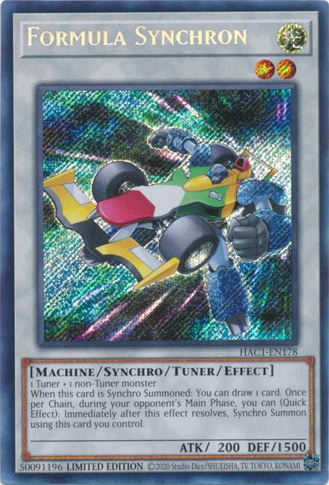 Formula Synchron - HAC1-EN178 - Secret Rare available at 401 Games Canada