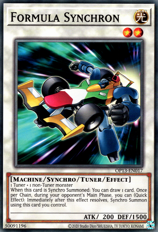 Formula Synchron - OP13-EN017 - Common available at 401 Games Canada