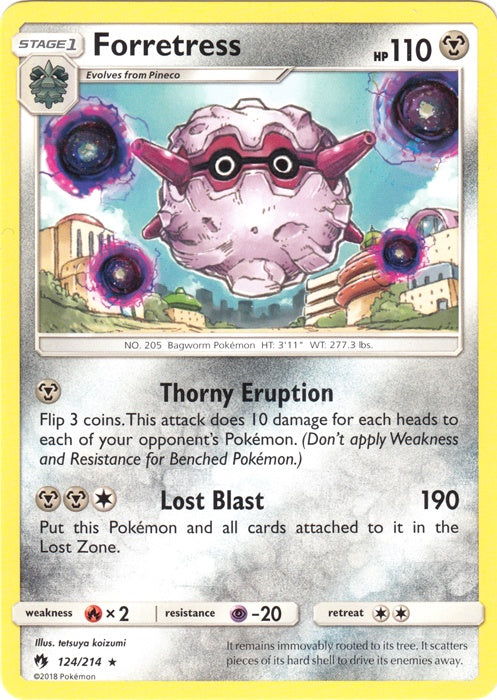 Forretress - 124/214 - Rare available at 401 Games Canada