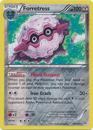 Forretress - 60/106 - Rare - Reverse Holo available at 401 Games Canada