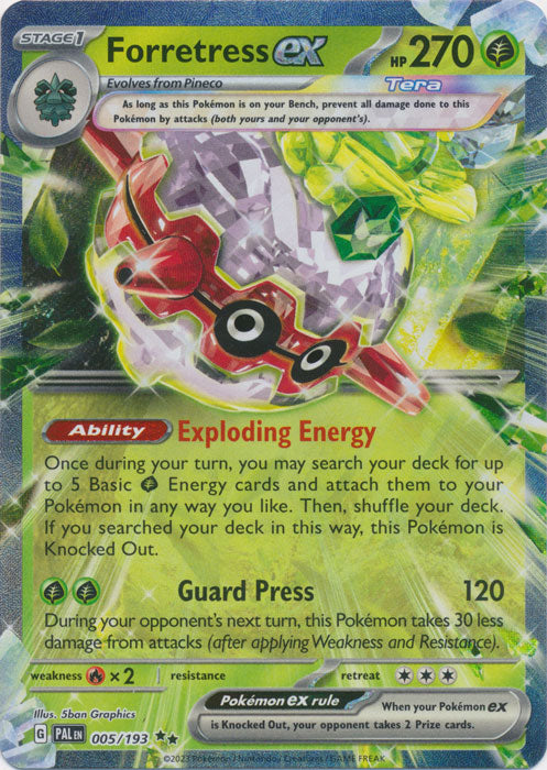 Forretress ex - 005/193 - Double Rare available at 401 Games Canada