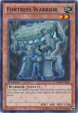 Fortress Warrior - BP01-EN206 - Starfoil Rare - 1st Edition available at 401 Games Canada