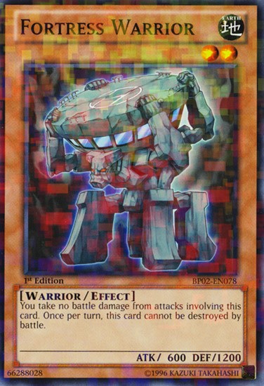Fortress Warrior - BP02-EN078 - Mosaic Rare - 1st Edition available at 401 Games Canada