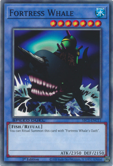 Fortress Whale - SBC1-ENC11 - Common - 1st Edition available at 401 Games Canada