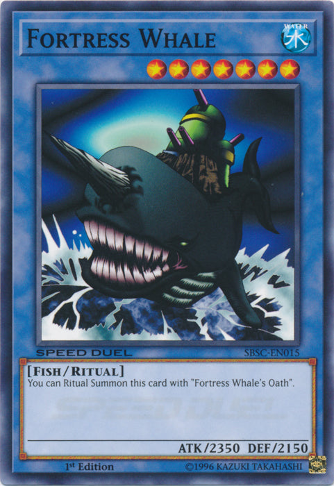 Fortress Whale - SBSC-EN015 - Common - 1st Edition available at 401 Games Canada