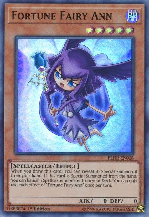 Fortune Fairy Ann - BLHR-EN018 - Ultra Rare - 1st Edition available at 401 Games Canada
