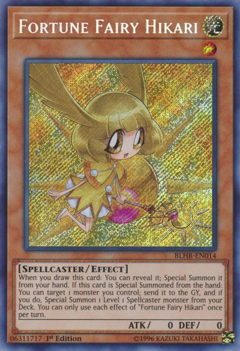 Fortune Fairy Hikari - BLHR-EN014 - Secret Rare - 1st Edition available at 401 Games Canada