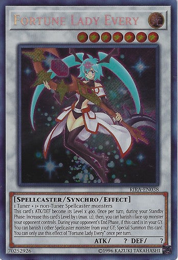 Fortune Lady Every - RIRA-EN038 - Secret Rare - Unlimited available at 401 Games Canada