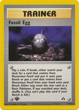 Fossil Egg - 72/75 - Uncommon - 1st Edition available at 401 Games Canada