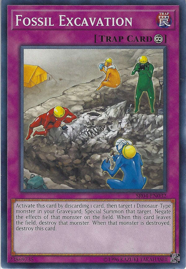Fossil Excavation - SR04-EN032 - Common - Unlimited available at 401 Games Canada