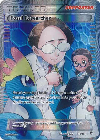 Fossil Researcher - 110/111 - Full Art Ultra Rare available at 401 Games Canada