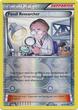 Fossil Researcher - 92/111 - Uncommon - Reverse Holo available at 401 Games Canada