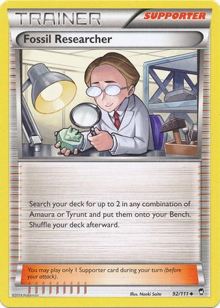 Fossil Researcher - 92/111 - Uncommon available at 401 Games Canada