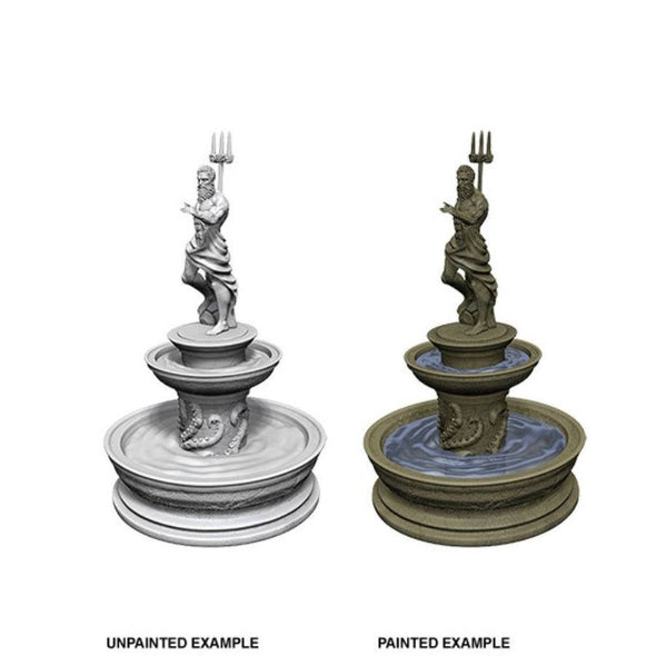 Fountain - Wizkids Deep Cuts Unpainted Minis available at 401 Games Canada