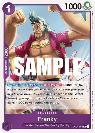 Franky - OP04-063 - Rare available at 401 Games Canada