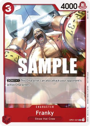 Franky (Tournament Pack Vol. 2) - OP01-021 - Promo available at 401 Games Canada