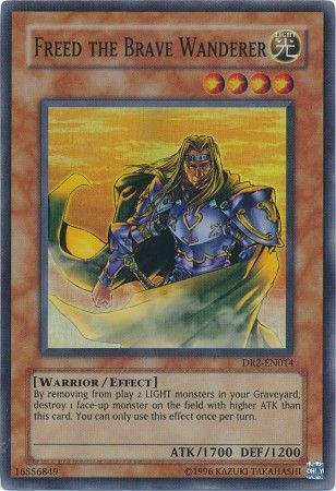 Freed the Brave Wanderer - DR2-EN014 - Super Rare available at 401 Games Canada