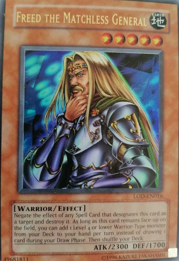 Freed the Matchless General - LOD-EN016 - Ultra Rare - Unlimited Worldwide available at 401 Games Canada