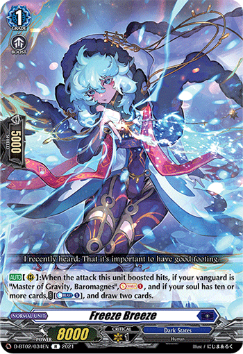 Freeze Breeze - D-BT02/034 - Rare available at 401 Games Canada