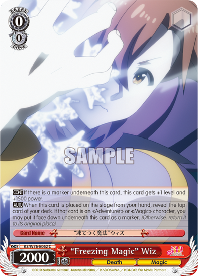 "Freezing Magic" Wiz - KS/W76-E062 - Common available at 401 Games Canada