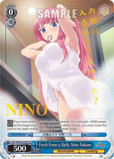 Fresh From a Bath, Nino Nakano - 5HY/W83-E107SP - Special Rare available at 401 Games Canada