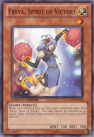Freya, Spirit of Victory - GLD3-EN010 - Common - Limited Edition available at 401 Games Canada