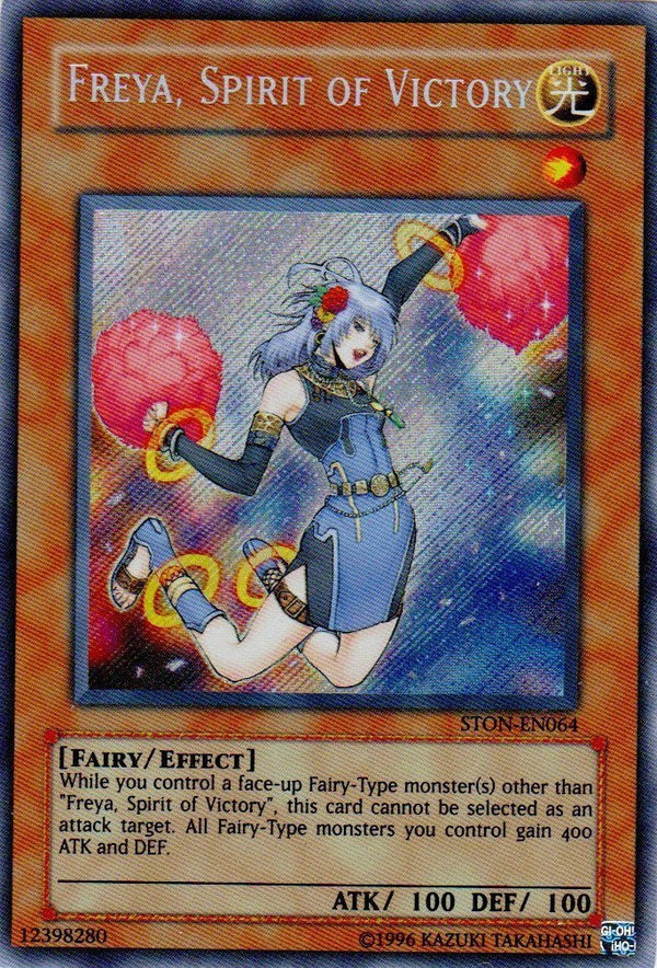 Freya, Spirit of Victory - STON-EN064 - Secret Rare - Unlimited available at 401 Games Canada