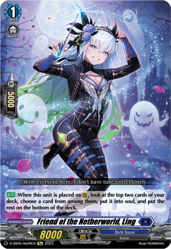 Friend of the Netherworld, Ling - D-SS05/Re09 - Special Reprint available at 401 Games Canada