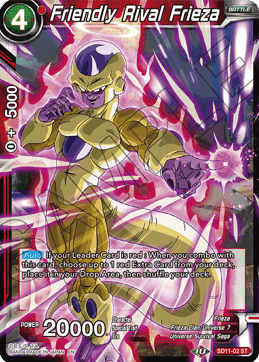 Friendly Rival Frieza - SD11-02 - Starter Rare available at 401 Games Canada