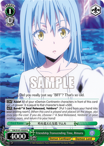 Friendship Transcending Time, Rimuru - TSK/S101-E029 - Rare available at 401 Games Canada