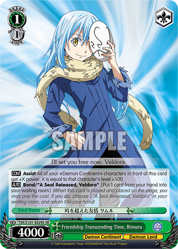 Friendship Transcending Time, Rimuru - TSK/S101-E029S - Super Rare available at 401 Games Canada