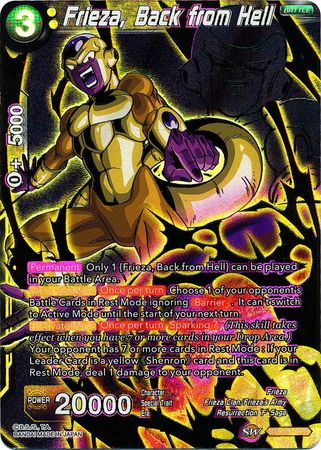 Frieza, Back from Hell - BT5-091 - Special Rare (SPR) available at 401 Games Canada