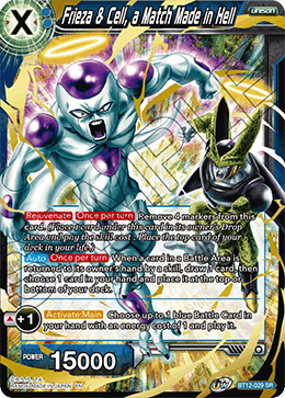 Frieza & Cell, a Match Made in Hell - BT12-029 - Super Rare available at 401 Games Canada