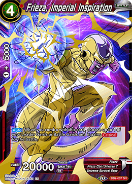 Frieza, Imperial Inspiration - DB2-007 - Super Rare available at 401 Games Canada