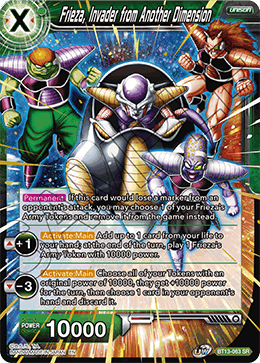 Frieza, Invader from Another Dimension - BT13-063 - Super Rare available at 401 Games Canada