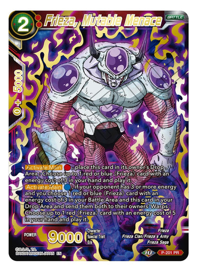 Frieza, Mutable Menace - P-201 - Uncommon (Gold Stamped) available at 401 Games Canada