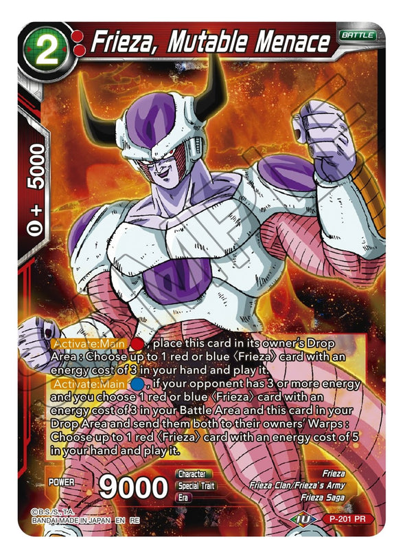 Frieza, Mutable Menace - P-201 - Uncommon (Reprint) available at 401 Games Canada