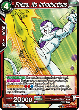 Frieza, No Introductions - BT9-003 - Common (FOIL) available at 401 Games Canada