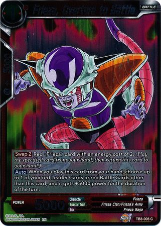 Frieza, Overture to Battle - TB3-005 - Common (FOIL) available at 401 Games Canada