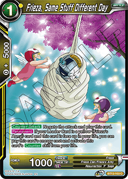 Frieza, Same Stuff Different Day - BT12-103 - Common available at 401 Games Canada