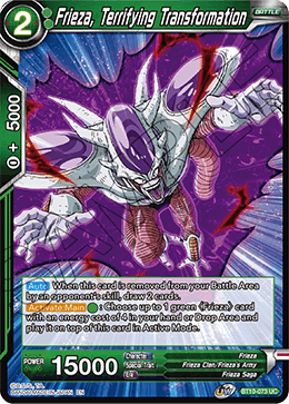 Frieza, Terrifying Transformation - BT10-073 - Uncommon (FOIL) (Reprint) available at 401 Games Canada