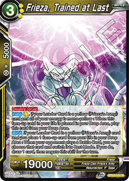 Frieza, Trained at Last - BT12-101 - Rare available at 401 Games Canada