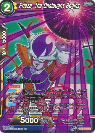 Frieza, the Onslaught Begins - BT12-102 - Promo (Series 12 Pre-Release) (Foil) available at 401 Games Canada