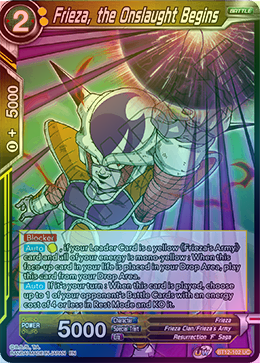 Frieza, the Onslaught Begins - BT12-102 - Uncommon (FOIL) available at 401 Games Canada