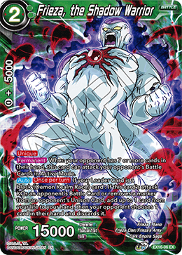 Frieza, the Shadow Warrior - EX16-06 - Expansion Rare available at 401 Games Canada